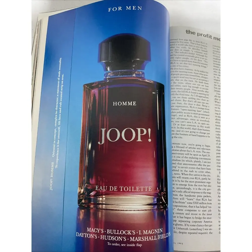 Vintage GQ Magazine April 1993 Prince Charles “Di-Lemma” Ads‎ Mens Cologne